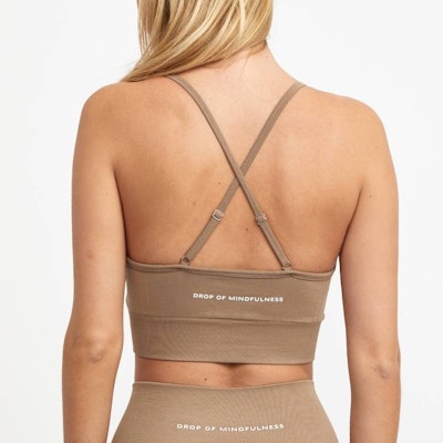 Sport-BH Yoga Seamless Maya Dark Polish Brown - DOM