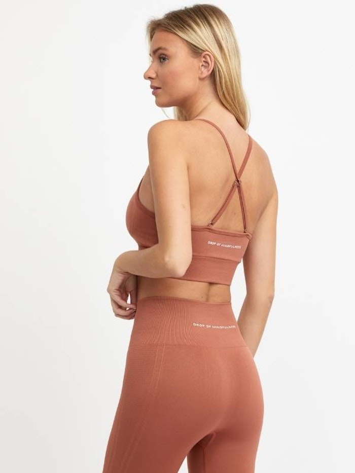 Sport-BH Yoga Seamless Maya Terracotta - DOM