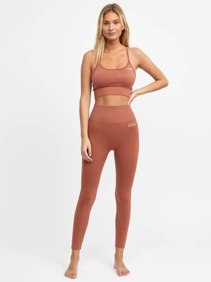 Yogaleggings Seamless CORA Terracotta - DOM