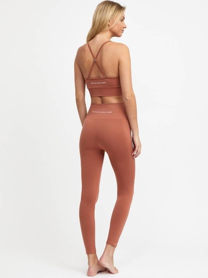 Yogaleggings Seamless CORA Terracotta - DOM