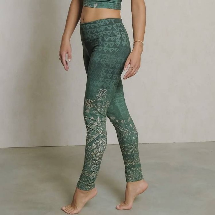 Yogaleggings Buddhi Emerald - The Spirit of OM