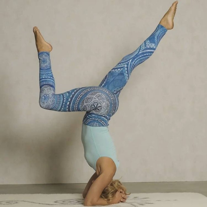 Yogaleggings Blue Spirit - The Spirit of OM