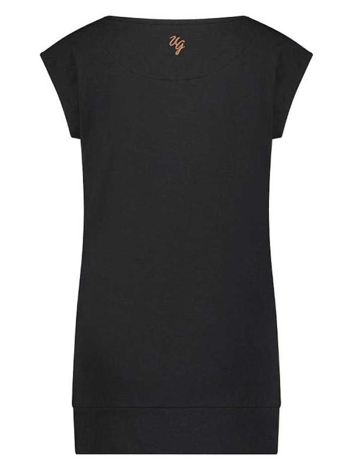 Yogatopp Asana Tee Urban Black - Urban Goddess