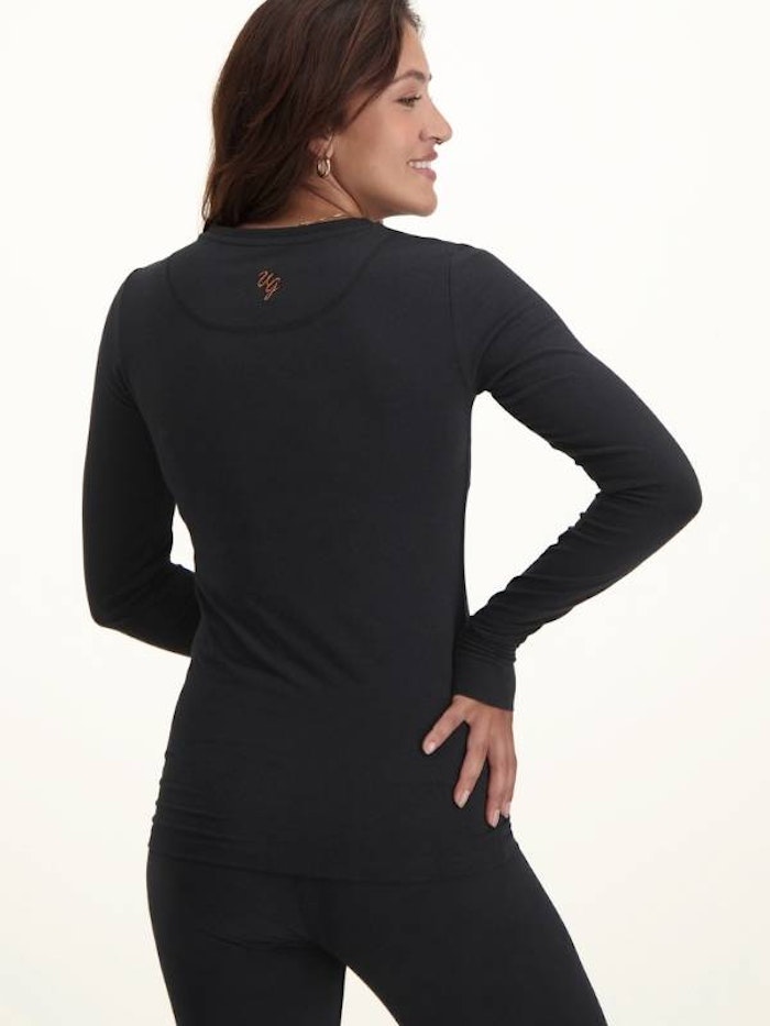 Yogatröja Karuna Hamsa Longsleeve Urban Black - Urban Goddess