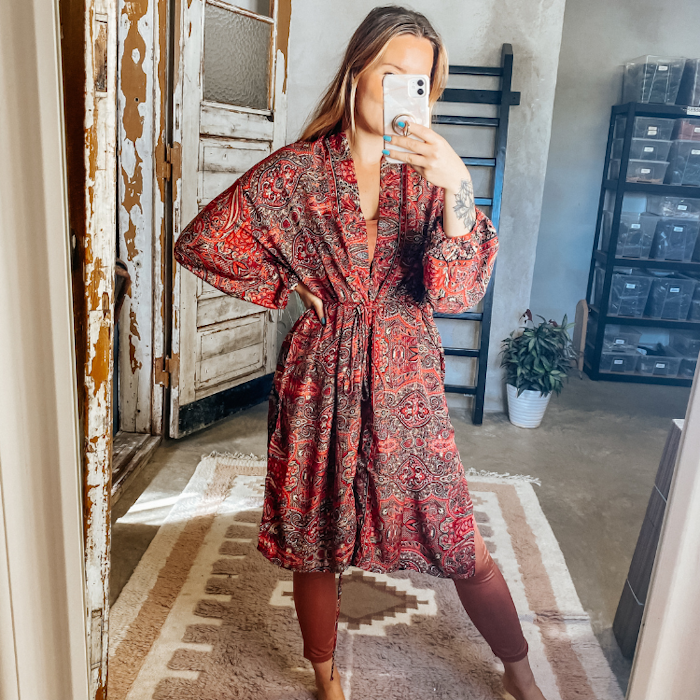 Kimono Morning Glory Long Pocket Nr 332 - Sissel Edelbo