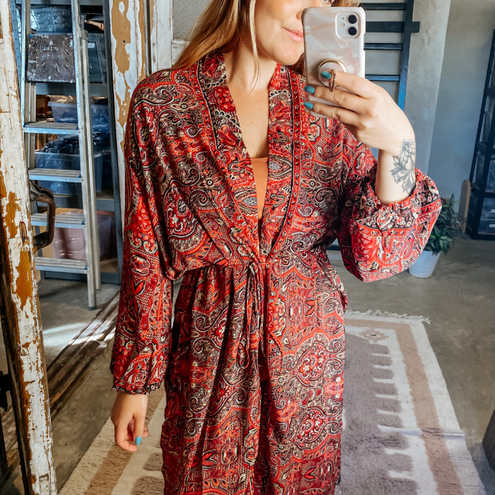 Kimono Morning Glory Long Pocket Nr 332 - Sissel Edelbo