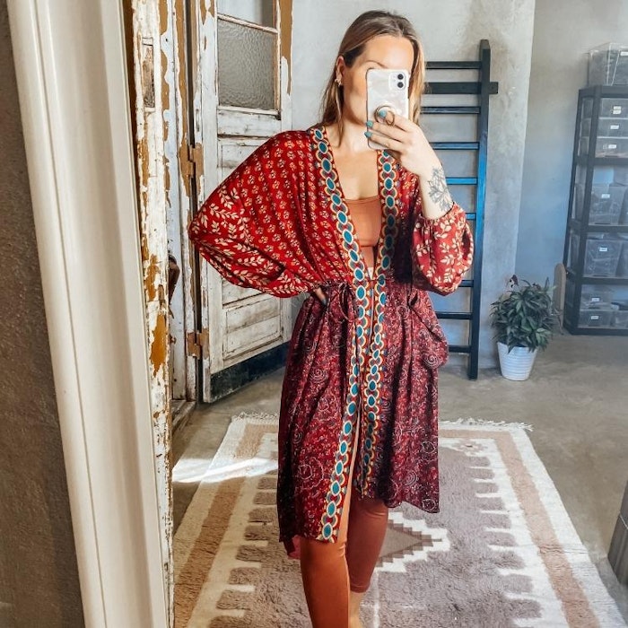 Kimono Morning Glory Long Pocket Nr 334 - Sissel Edelbo