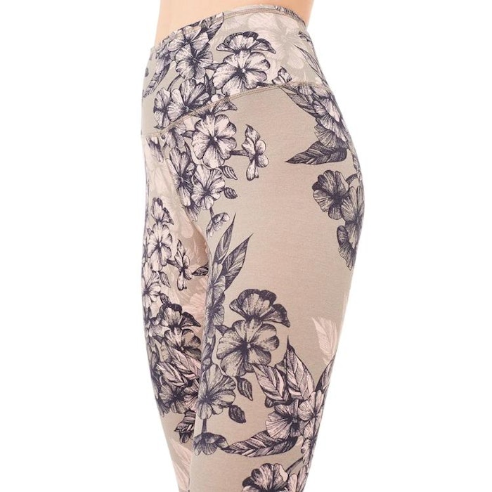 Yogaleggings Printed Tencel Manga Flower - Mandala