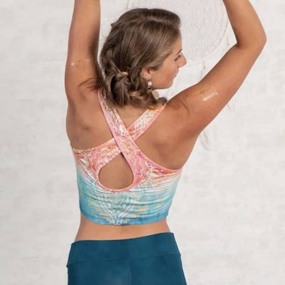 Sport-BH Yoga Bra Indigo Peach -  The Spirit of OM