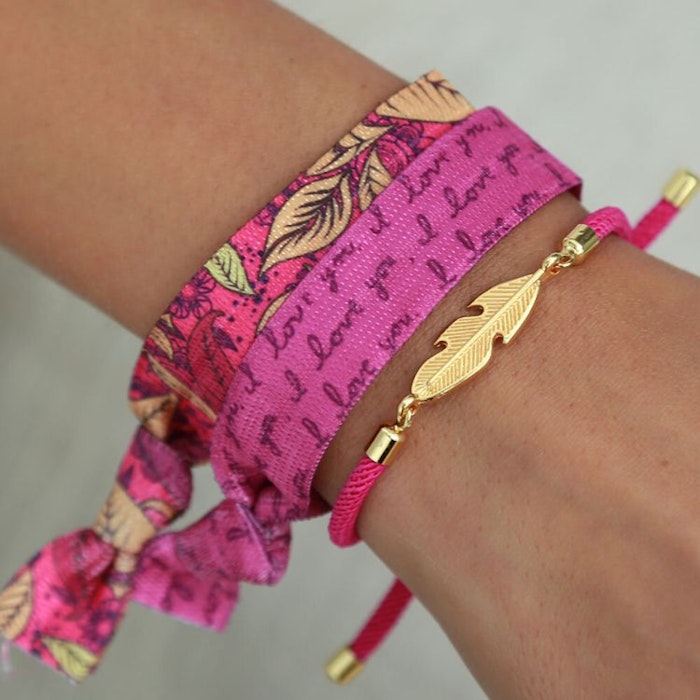 Hairties hårband/armband Scarlett love - Love Ibiza