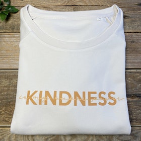 Sweatshirt "Kindness is my superpower" Vintage White/caramel- Soul Factory