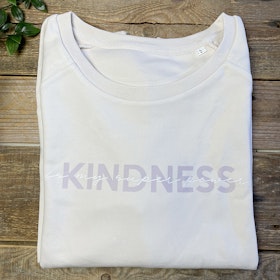 Sweatshirt "Kindness is my superpower" Vintage White/grå - Soul Factory
