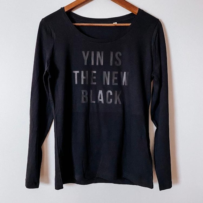 Tröja "Yin Is The New Black" Svart - Soul Factory