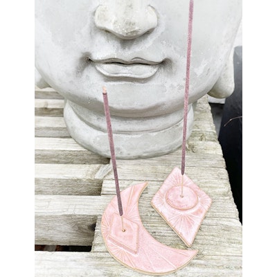 Rökelsehållare Keramik Pink Diamond - Janelle Gramling