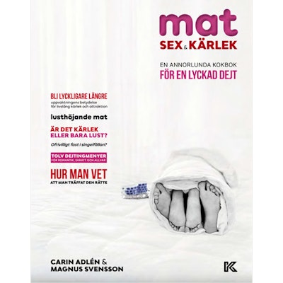 Bok "Mat, sex & kärlek" - Carin Adlén och Magnus Svensson