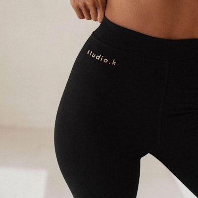 Yogaleggings Lola Bamboo Flares Black - Studio K
