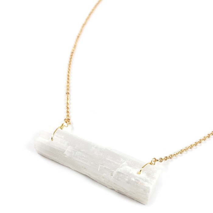 Halsband Selenite Necklace - Ariana Ost