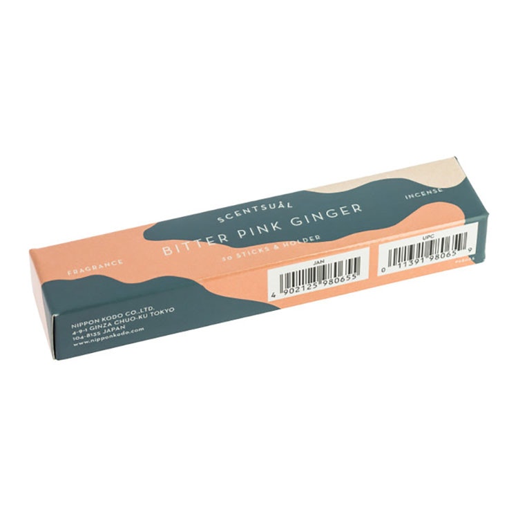 Rökelse Bitter Pink Ginger Scentsual 30st - Nippon Kodo