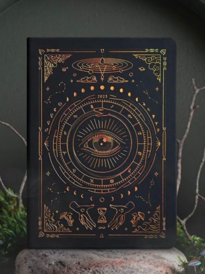 Kalender 2023 Astrological Planner Black A5 + kristallkit - Magic of I