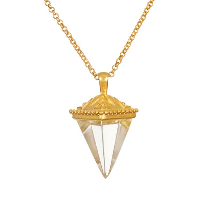 Halsband Truthful Guidance Crystal Pendulum- Satya