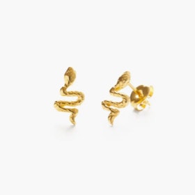 Örhänge Teeny tiny Snake studs - Amano Studio