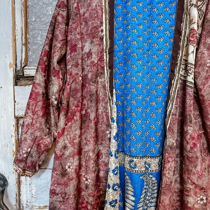 Kimono VÄNDBAR återvunnet silke Nr 12