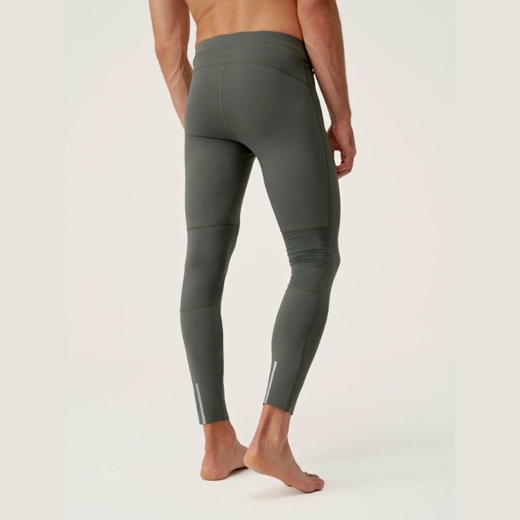 Yogaleggings Irtish Deep Khaki - Born Living Yoga
