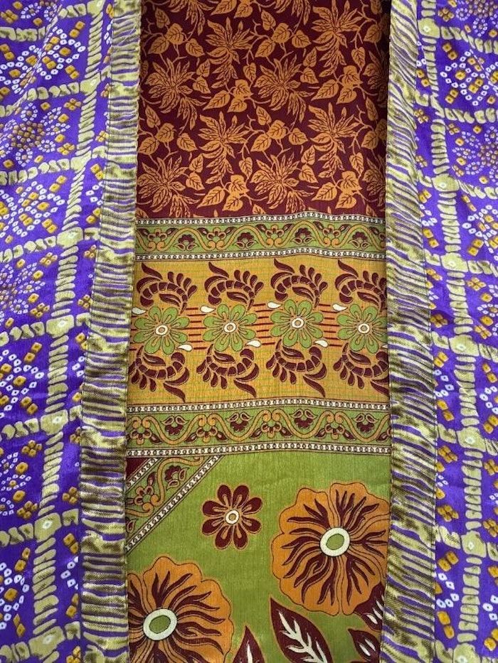 Kimono VÄNDBAR återvunnet silke Nr 39