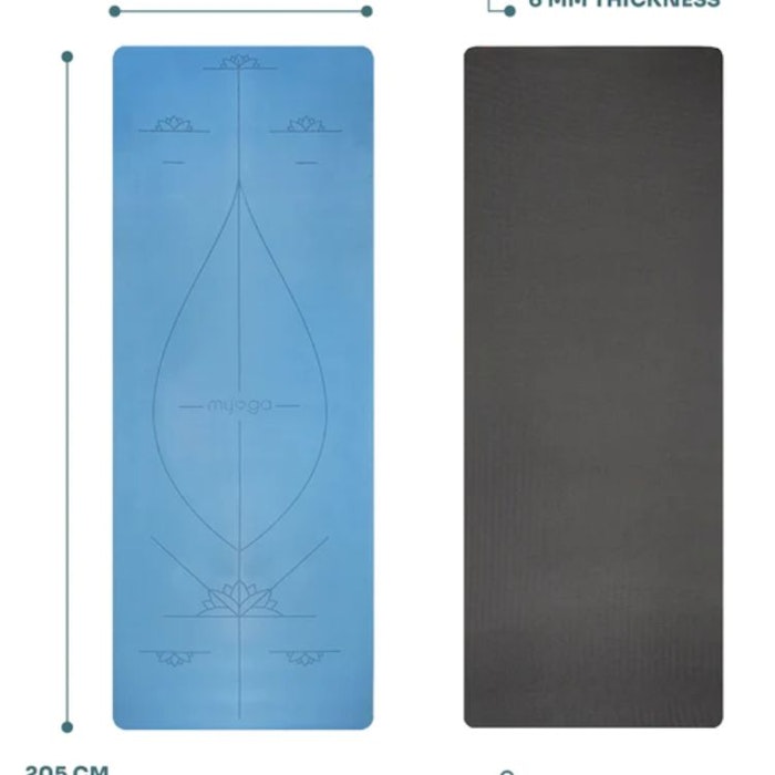 Yogamatta Alignment XL Blue (Extra stor)