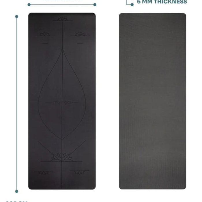 Yogamatta Alignment XL Black (Extra stor)