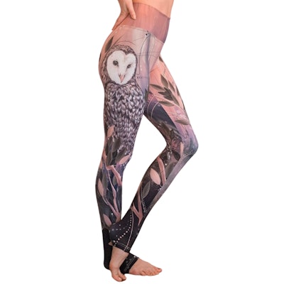 Yogaleggings Athleisure Owls - Eagle Rock WERKSHOP