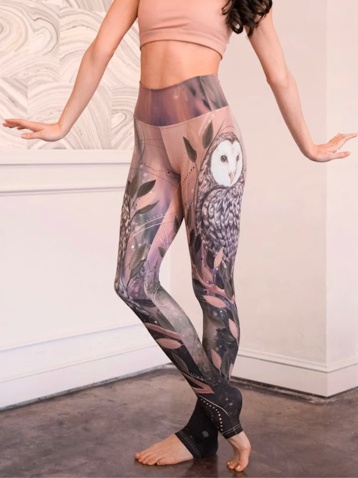 Yogaleggings Athleisure Owls - Eagle Rock WERKSHOP