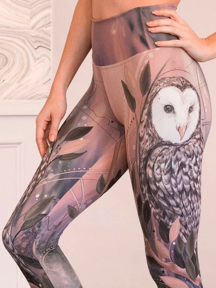 Yogaleggings Athleisure Owls - Eagle Rock WERKSHOP