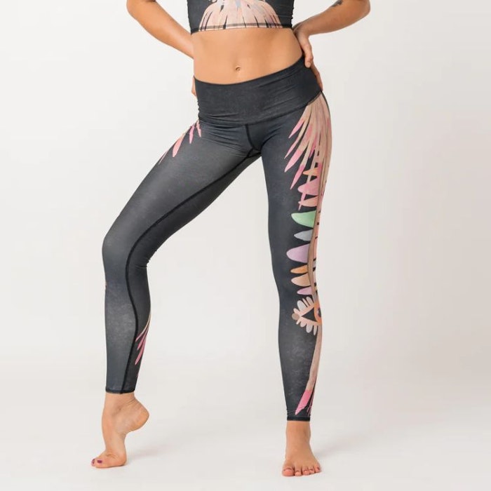 Yogaleggings Jungle Eyes Hot Pant - Teeki