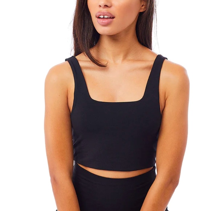 Yogatopp Carré Bralette Black - Mandala