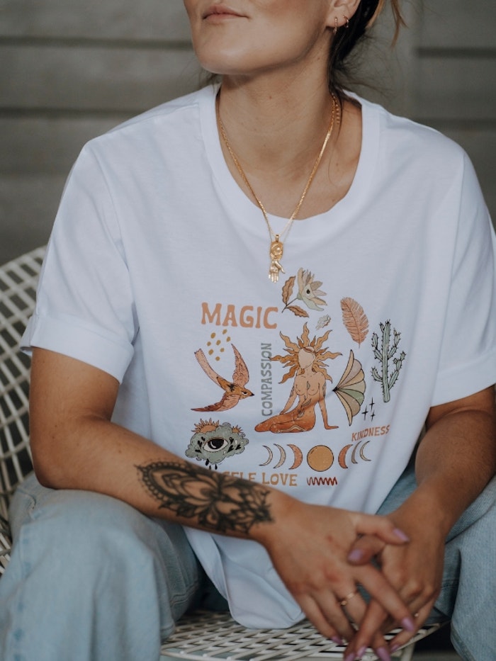 T-shirt Magic & Compassion White - Soul Factory