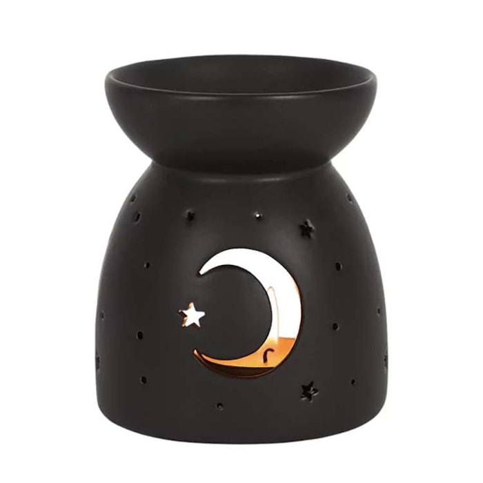 Aromalampa Mystical Moon svart 10cm