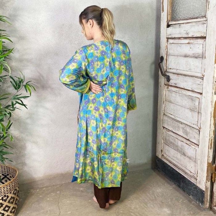 Kimono VÄNDBAR återvunnet silke Nr 37