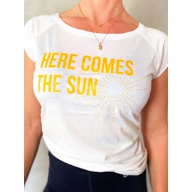 T-shirt Here Comes The Sun White - Soul Factory