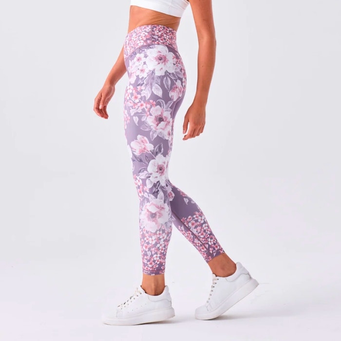 Yogaleggings Balance 7/8 Dusk Flower - Dharma Bums