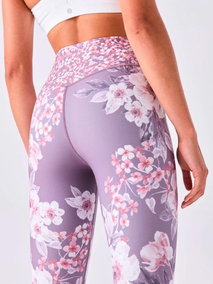 Yogaleggings Balance 7/8 Dusk Flower - Dharma Bums