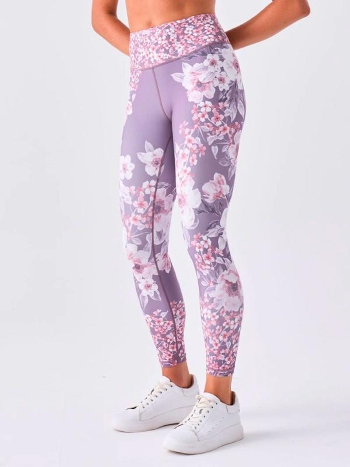 Yogaleggings Balance 7/8 Dusk Flower - Dharma Bums