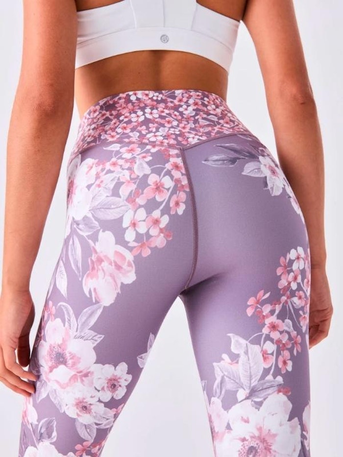 Yogaleggings Balance 7/8 Dusk Flower - Dharma Bums