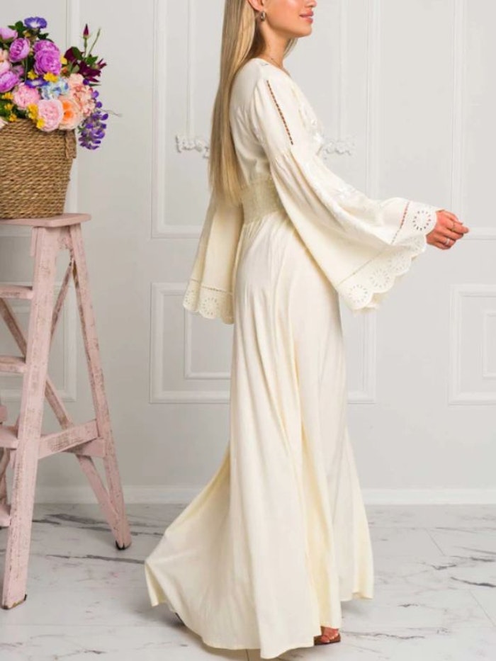 Klänning Pure bliss gown Cream - Zaimara