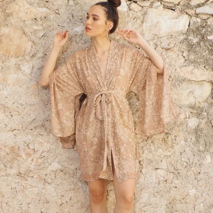 Kimono Sofia Beige - Piti Cuiti