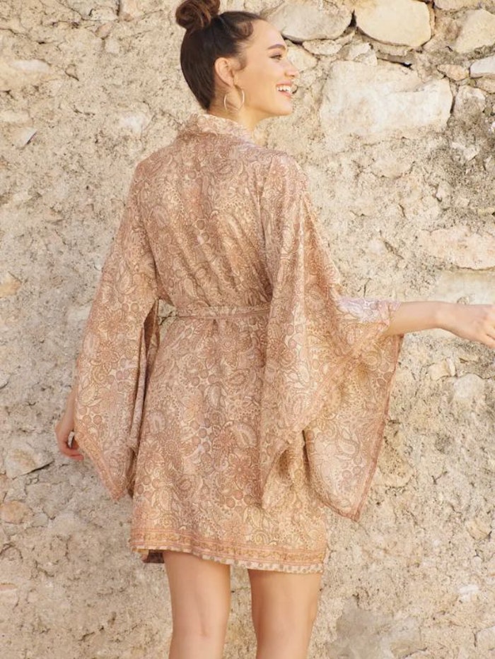 Kimono Sofia Beige - Piti Cuiti