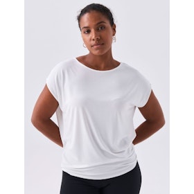 Yogatröja V Back Luxe Layer tee Frost - Dharma Bums