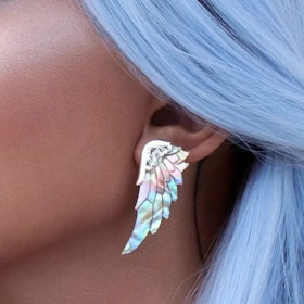 Örhänge Opal Wonder Silver Studs - Lalimalu