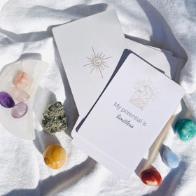 Affirmationskort Let your soul shine - Shine Crystals