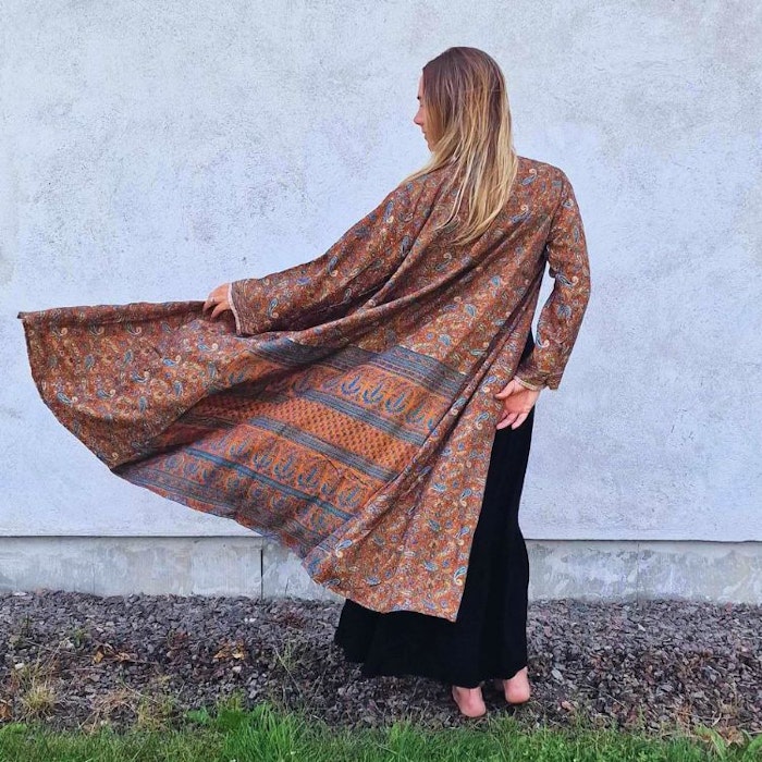 Kimono VÄNDBAR återvunnet silke Nr 25